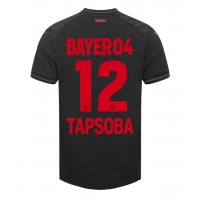 Bayer Leverkusen Edmond Tapsoba #12 Replica Home Shirt 2023-24 Short Sleeve